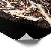 Dog Waking Professional Dog Walker Hat Graphic Poster (Ecke)