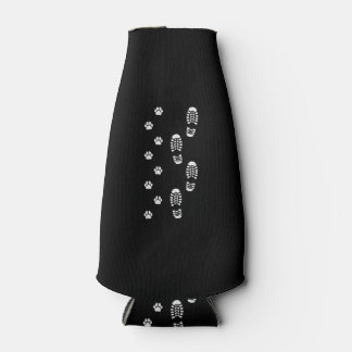 Dog Walk Foot Print Dog Walker Dog Walking Flaschenkühler