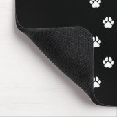 Dog Walk Foot Print Dog Walker Dog Walking Mousepad (Ecke)