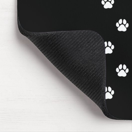 Dog Walk Foot Print Dog Walker Dog Walking Mousepad (Ecke)