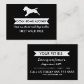 Dog Walker Business Card - Personalizable Visitenkarte (Vorne/Hinten)