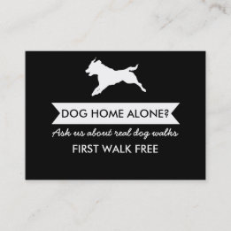 Dog Walker Business Card - Personalizable Visitenkarte