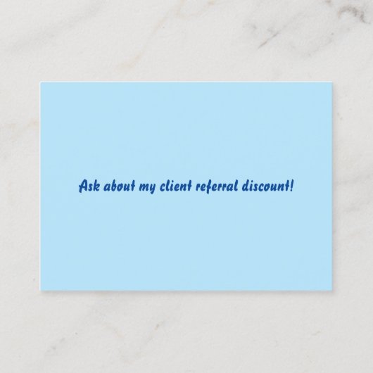 Dog Walker Business Card Telefonnummerkarte (Rückseite)