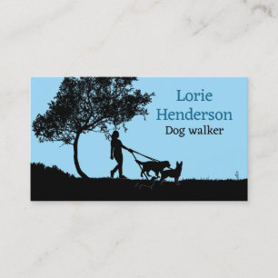 Dog Walker Business Card Visitenkarte