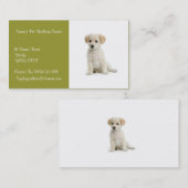 Dog Walker Business Card Visitenkarte (Vorne/Hinten)