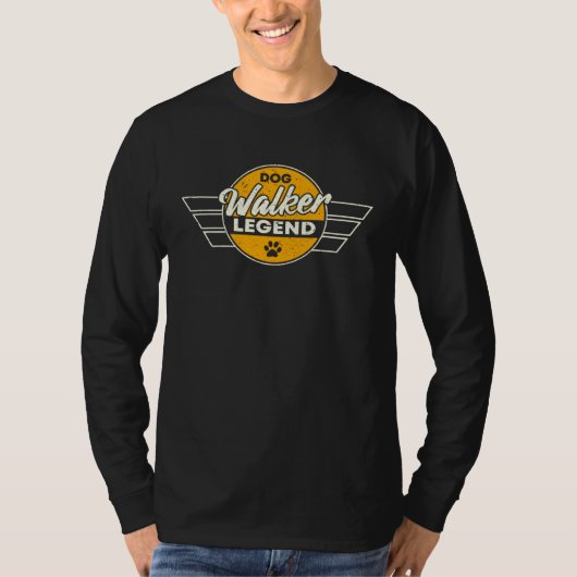 Dog Walker Legend Dog Trainer T-Shirt (Vorderseite)
