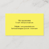 Dog-Walker Niedlich 3 farbige Paw-Drucke Visitenkarte (Rückseite)