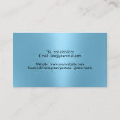 Dog Walker Niedliche Farbpaws für Haustiere Modern Visitenkarte (Rückseite)