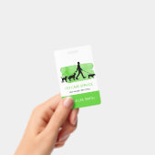 Dog walker / Pet Care Sitting Ausweis (Handheld)