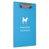 Dog Walker & Pet Sitter Aquamarin Klemmbrett (Rechts)