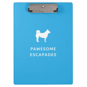 Dog Walker & Pet Sitter Aquamarin Klemmbrett