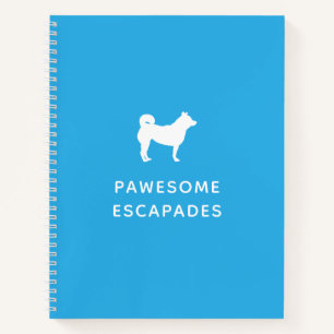 Dog Walker & Pet Sitter Aquamarin Notizblock