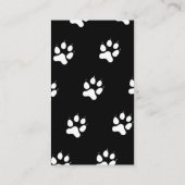 Dog Walker Pet Sitter Benutzerdefiniertes Foto Sch Visitenkarte (Rückseite)