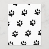 Dog Walker Pet Sitter Benutzerdefiniertes Foto Wei Flyer (Hinten)