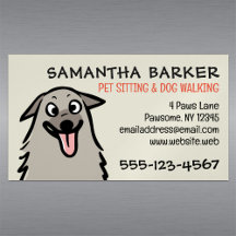 Dog Walker Pet Sitter Funny Fluffy Hund