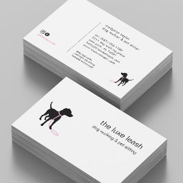 Dog Walker Pet Sitter Groomer | Custom Pet Care Visitenkarte