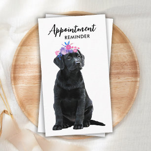 Dog Walker Pet Sitter Puppy Labor Business Terminkarte