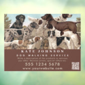 Dog Walker Pet Sitting Animal Care Beruflich Fensteraufkleber (Blatt 3)