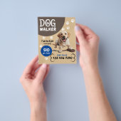 Dog Walker Pet Sitzen glücklicher Labrador Retriev Flyer (Gruppe)