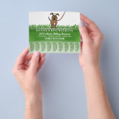 Dog Walker & Pet Sitzreißen Aus Flyer 5.6 x 4.5 (Gruppe)