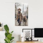 Dog Walker Poster (Heimbüro)