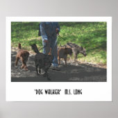 Dog Walker Poster (Vorne)