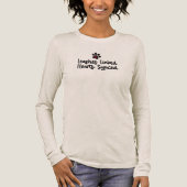 Dog Walker Quote Tri-Blend Shirt (Vorderseite)