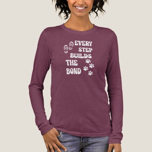 Dog Walker Quotes Tri-Blend Shirt (Vorderseite)