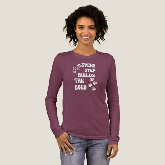 Dog Walker Quotes  Tri-Blend Shirt (Volle Vorderseite)