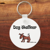 Dog Walker Schlüsselanhänger (Vorderseite)