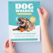 Dog Walker / Sitzgelegenheit Flyer (Hand)