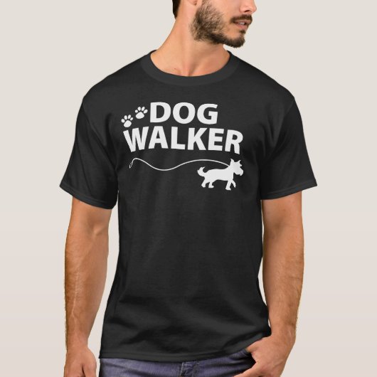 Dog Walker T-Shirt (Vorderseite)