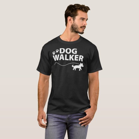Dog Walker T-Shirt (Vorne ganz)
