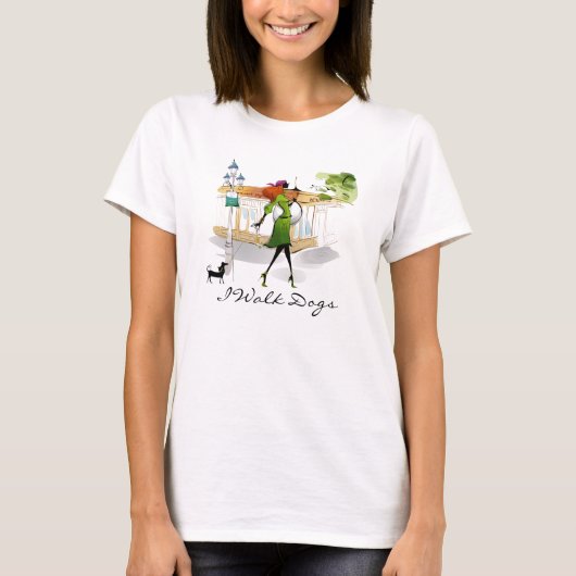 Dog Walker T - Shirt (Vorderseite)