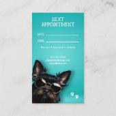 Dog Walker Terminkarte (Rückseite)