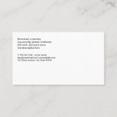 Dog Walker | Tierdienste Visitenkarte (Rückseite)