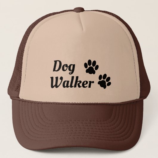 Dog Walker Truckerkappe (Vorderseite)