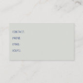 Dog Walker Visitenkarte (Rückseite)