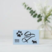 Dog Walker Visitenkarte (Stehend Vorderseite)