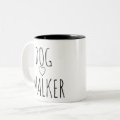 DOG WALKER ZWEIFARBIGE TASSE (Vorderseite Links)