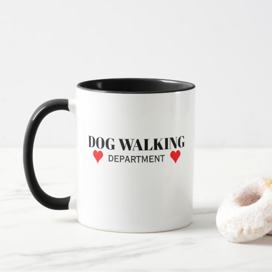 DOG WALKING ABTEILUNG TASSE (Mit Donut)
