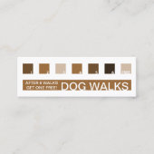 DOG WALKS Kundenzufriedenheit (Mod-Quadrate) Treuekarte (Vorderseite)