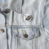 Dog "WAS IST DAS ALLES A-SNOUT?" Button (Beispiel)