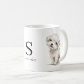 Dog Watercolor Kaffeetasse (VorderseiteRechts)