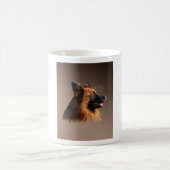 Dog Watercolor - Portrait of German Shepherd Kaffeetasse (Mittel)