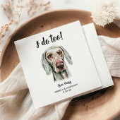 Dog Wedding Cocktail Napkins Serviette
