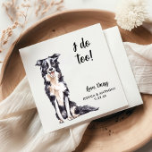 Dog Wedding Cocktail Napkins Serviette
