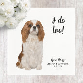 Dog Wedding Cocktail Napkins Serviette