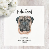 Dog Wedding Cocktail Napkins Serviette