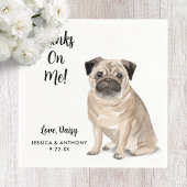 Dog Wedding Cocktail Napkins Serviette